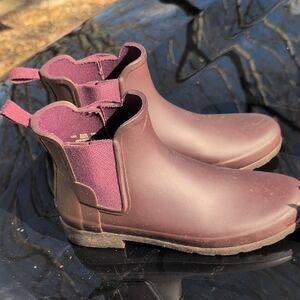 Stylish Women's Plum Ankle Boots